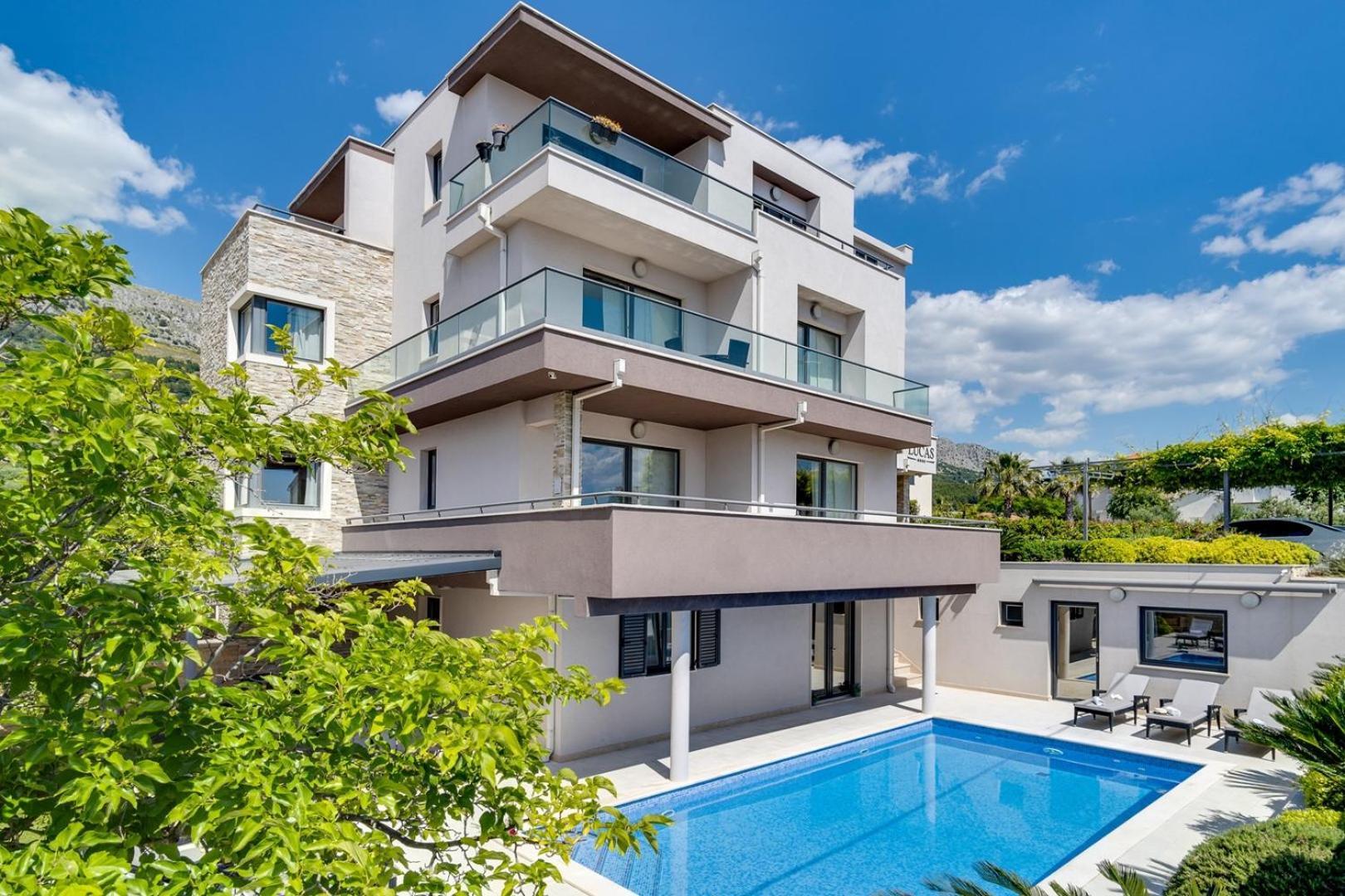 Luxury Villa Lucas With Heated Pool, Whirlpool, Sauna, 14 Pax Ποντστράνα Εξωτερικό φωτογραφία
